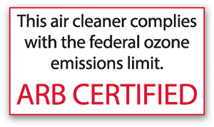 Sharp KC-850U Ozone Emission Compliance