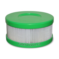 Amaircare 90A04GRSO (90-A-04GR-SO) Snap-On HEPA Filter Green for Amaircare Roomaid Mini