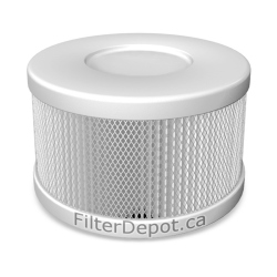 Amaircare 90-A-53WP-SO Snap-On HEPA Filter Pure White for Roomaid Air Purifier