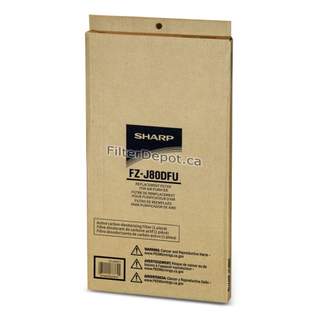 Sharp FZ-J80DFU (FZJ80DFU) Carbon Filter in Retail Box