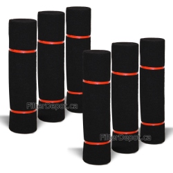 Amaircare 92A1601ET / 92-A-1601-ET Easy-Twist Inner Carbon Blanket Filter 6 pk.