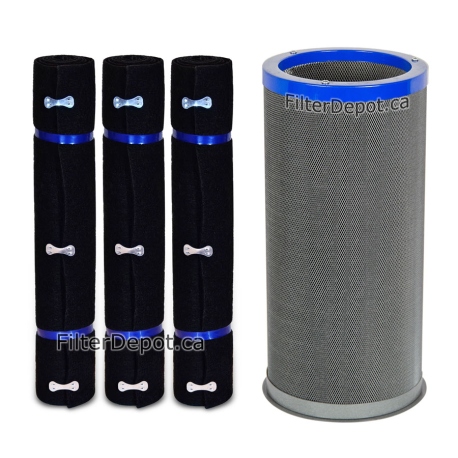 Amaircare 93A16SP05ET (93-A-16SP05-ET) 16-inch Super Plus Filter Kit