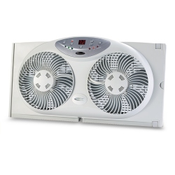 Bionaire BW2300 Remote Control Twin Window Fan with Digital Thermostat