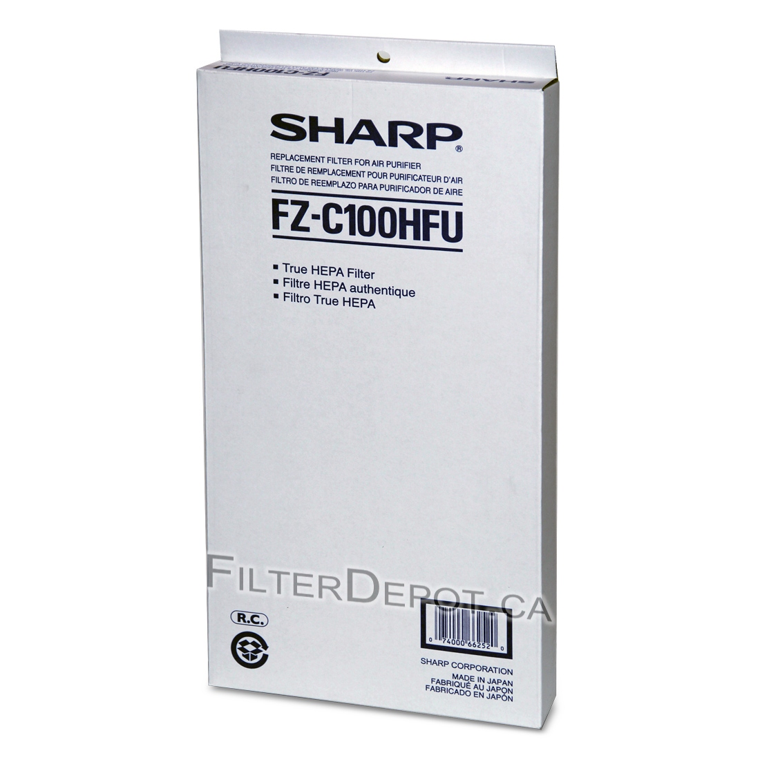 GOODVAC Sharp Non-OEM HEPA FZ-C100HFU KC-850U HEPA Air Purifier Filter 
