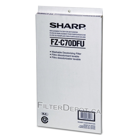 Sharp FZ-C70DFU (FZC70DFU) Replacement Carbon Filter