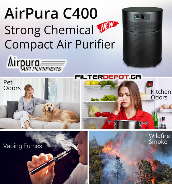 AirPura C400 Strong Chemical Air Purifier at FilterDepot.ca AirPura C400 Strong Chemical Air Purifier at FilterDepot.ca