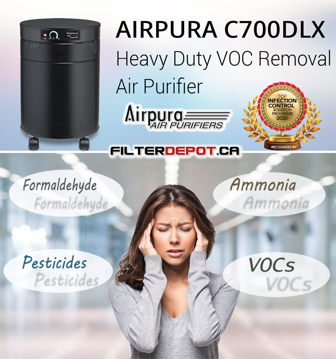 AirPura C700DLX Heavy Duty VOC Removal Air Purifier at FilterDepot.ca