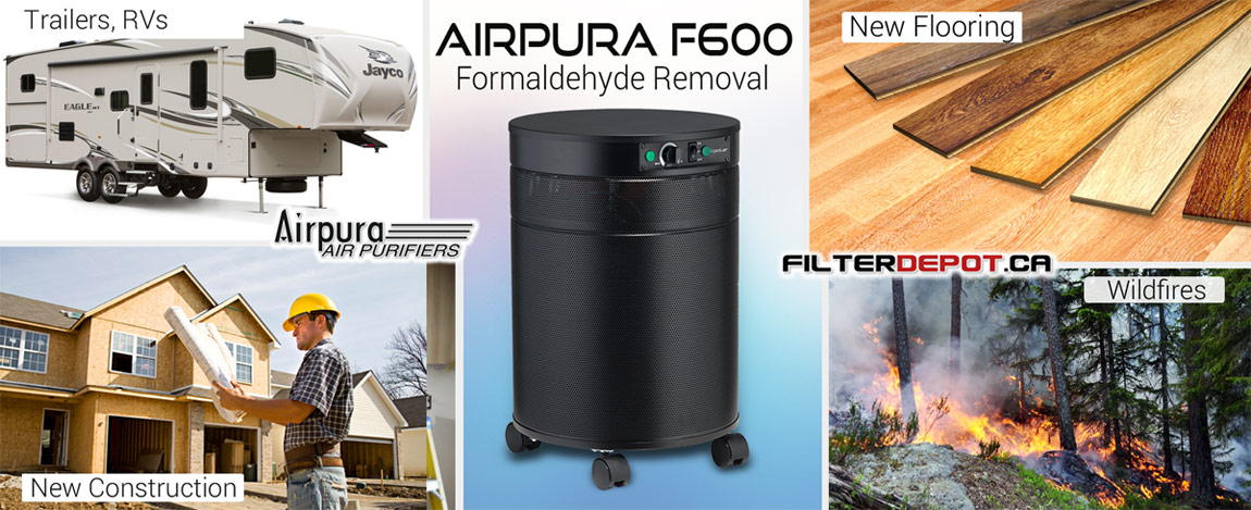 AirPura F600 Formaldehyde Removal Air Purifier at FilterDepot.ca