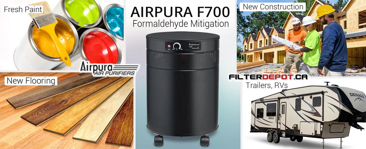 AirPura F700 Formaldehyde Mitigation Air Purifier at FilterDepot.ca
