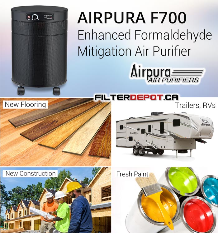 AirPura F700 Formaldehyde Mitigation Air Purifier at FilterDepot.ca