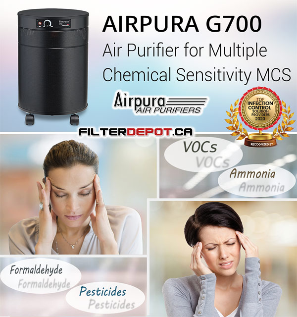 AirPura G700 Multiple Chemical Sensitivity MCS Air Purifier at FilterDepot.ca