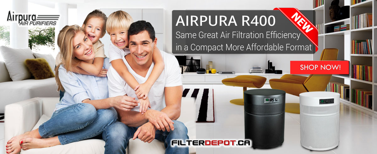 AirPura R400 Compact All Purpose Air Purifier at FilterDepot.ca