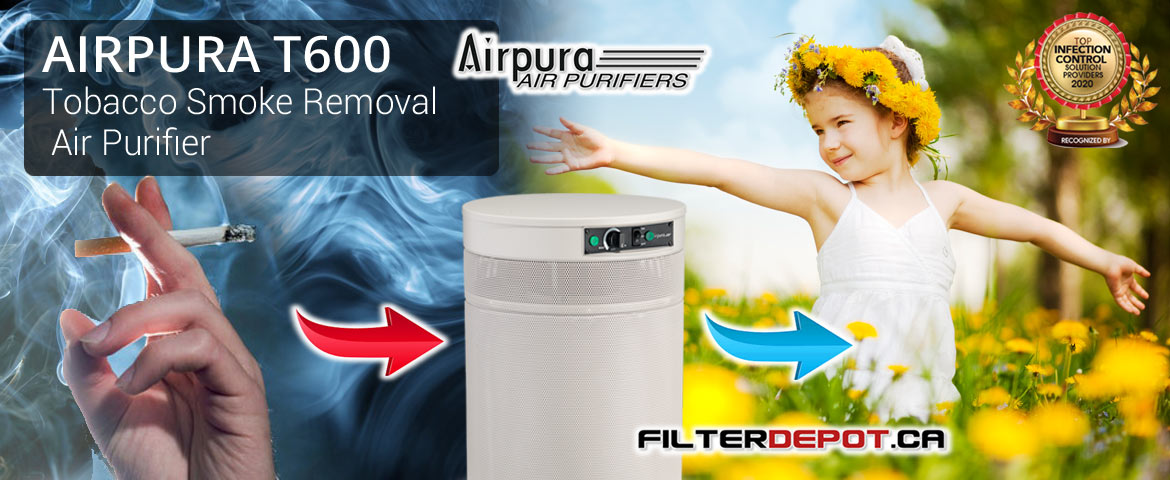 AirPura T600 Tobacco Smoke Air Purifier at FilterDepot.ca