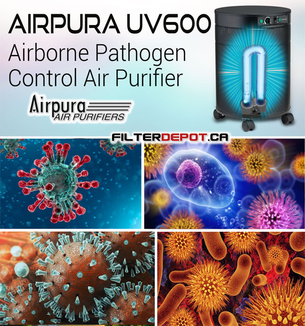 AirPura UV600 Pathogen Control Air Purifier at FilterDepot.ca