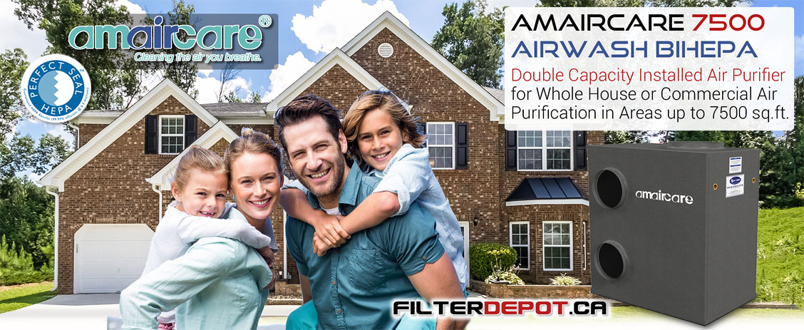 Amaircare 7500 BiHEPA Central Air Purifier at FilterDepot.ca