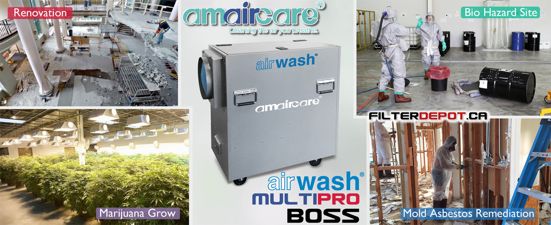 Amaircare AirWash MltiPro BOSS Air Purifier at FilterDepot.ca