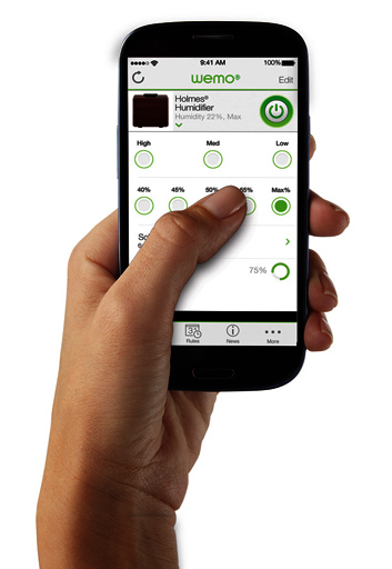 Holmes WeMo Smartphone app